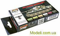 MIG (AMMO) 7101 Набор акриловых красок AMMO A-MIG-7101: II мировая, поздний период, немецкая бронетехника
