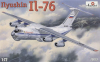 AMODEL 72012 Масштабная модель 1:72 реактивный транспортный самолет Ил-76