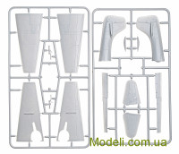 AMODEL 72145 Сборная модель самолета: Bell P-59A/B