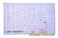 AMODEL 72177 Советская крылатая телеуправляемая ракета Х-20М 