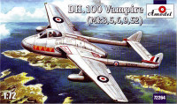 Английский реактивный истребитель DH.100 Vampire (Mk3,5,6,9,52)