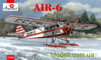 Самолет AIR-6 на лыжах