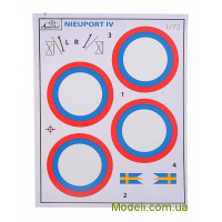 AMODEL 7266 Сборная модель самолета: Nieuport IV