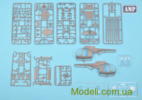 AMP 32005 Сборная модель Вертолет Hughes OH-6 Cayuse. Profi Pack