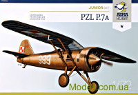 Польский истребитель PZL P.7a  (набор для начинающих) 