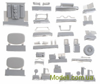 Armada Hobby M72234 Смоляная модель автомобиля LMTV (бронированная кабина) c мобильной АЗС 