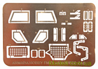 Armada Hobby M72234 Смоляная модель автомобиля LMTV (бронированная кабина) c мобильной АЗС 