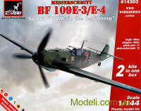 Истребитель Messerschmitt Bf 109E-3/E-4 "WWII: in the Beginning", 2 шт.