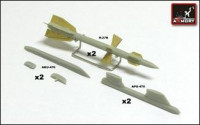 Р-27Р (AA-10 "Аламо") + АКУ-470 + АПУ-470 управляемая ракета класса "воздух-воздух"