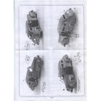 Armory M72601 Смоляная сборная модель советского штабного автомобиля ZiS-110