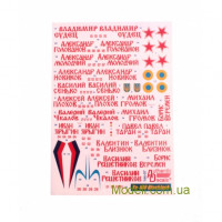 Authentic Decals 14407 Декаль для бомбардировщика Ту-160 Black Jack