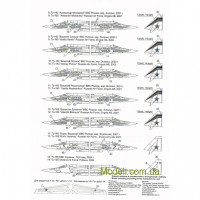 Authentic Decals 14407 Декаль для бомбардировщика Ту-160 Black Jack