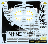 Authentic Decals 4830 Декаль Modern US NAVY E-2C Hawkeye/Hawkeye 2000, Pacific Fleet