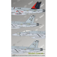 Authentic Decals 4837 Декаль для самолета F/A-18E Super Hornet VFA-81 "Sunliners" 