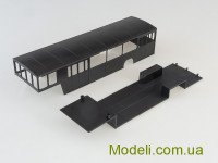 AVD Models 7050 Сборная модель 1:43 Автопоезд КАЗ-608 с полуприцепом АППА-4
