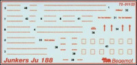 Begemot 72011 Junkers Ju-188 decal