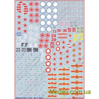Декаль для самолета Лавочкин Ла-9 "Fritz", Ла-11 "Fang"