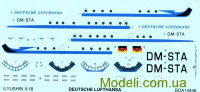 Декаль для самолета Ил-18 (Deutsche Lufthansa)