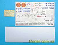 Big Planes kits 7207 Сборная модель самолета Bombardier CRJ 100 Lufthansa airways