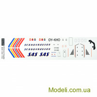 Декаль для самолета Mcdonnell Douglas MD 81 SAS