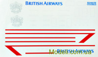 Декаль для самолета Mcdonnell Douglas DC-10 British Airways