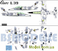Декаль для модели самолета Аэро Л-39 ВВС Украины