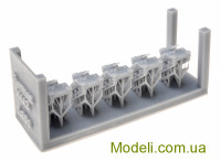 Combrig GP352301 Смоляная модель 1:350 Средний танк США M4A2, 1942 г. (5 шт.)