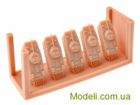 Combrig GP353301 Смоляная модель 1:350 Советский/Российский танк-амфибия ПТ-76Б, 1971 г. (5 шт.)