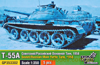 Советский/Русский основной боевой танк Т-55А, 1958 г. (5 шт.)