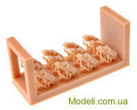 Combrig GP702101 Смоляная модель 1:700 Грузовик США Studebaker US6, 1941 г. (10 шт.)