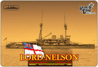 Броненосец HMS Lord Nelson Battleship, 1908 (Корпус по ватерлинию)