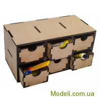 Модуль с 6 ящиками