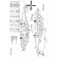 Authentic Decals 4821 Modern US NAVY Sikorsky HH-60H Rescue Hawk, Pacific Fleet
