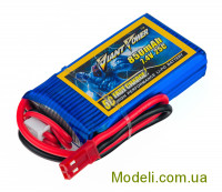 Акумулятор Giant Power Li-Pol 850mAh 7.4V 2S 25C 13x29x55мм JST