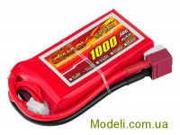 Акумулятор Dinogy Li-Pol 1000mAh 11.1V 3S 30C 18x35x68мм T-Plug