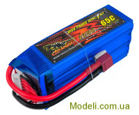 Аккумулятор Dinogy Li-Pol 2250mAh 22.2V 6S 65C 47x35x106мм T-Plug