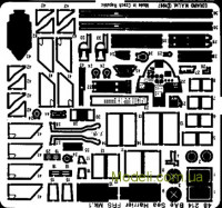 Фототравлення 1/48 Сi Харріер FRS.1 (рекомендовано для Airfix)