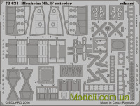 Фототравление для самолета Blenheim Mk.IF экстерьер (Airfix)