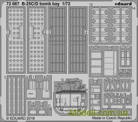 Фототравлення: Бомболюки для літака B-25C/D (Airfix)