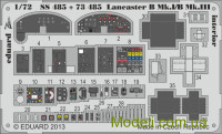 Фототравление 1/72 Lancaster B Mk.I/B Mk.III интерьер S.A