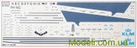 Eastern Express 144102 Сборная модель 1:144 MD-11, KLM