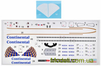 Eastern Express 144119-02 Сборная модель 1:144 самолет DC-9-30 "Continental"