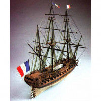 Модель деревянного корабля Ла Реномме (La Renomm&#233;e – Fregata Francese)