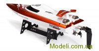 Fei Lun FL-FT009o Катер радиоуправляемый 2.4GHz FT009 High Speed Boat (оранжевый)