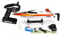 Fei Lun FL-FT009o Катер радиоуправляемый 2.4GHz FT009 High Speed Boat (оранжевый)