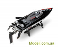 Fei Lun FL-FT012b Радиоуправляемая модель катера на радиоуправлении 2.4GHz Fei Lun FT012 High Speed Boat, бесколлекторный (черный)