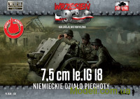 75-мм орудие LeIG 18 с расчетом, Вторая мировая война