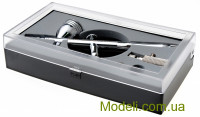 GUNZE SANGYO PS-270 Аэрограф профессиональный "Mr. Procon Boy FWA Platinum" для тонких работ, 0,2 мм