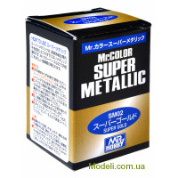GUNZE SANGYO Краска MR. Color Super Metallic, Супер-металлик золото
