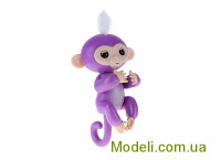 Ручная обезьянка на батарейках Happy Monkey интерактивная (фиолетовый)